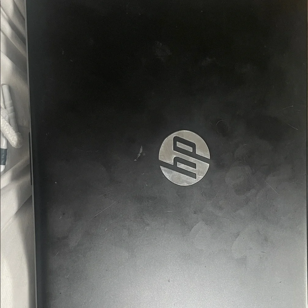 HP Laptop with Black and Silver Accents